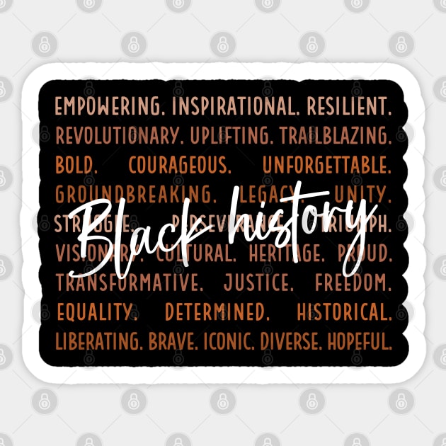 Black History Sticker by UrbanLifeApparel